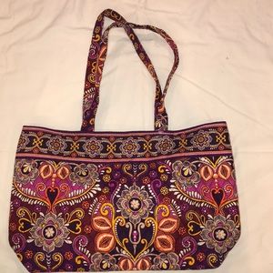 Vera Bradley safari sunset tote bag